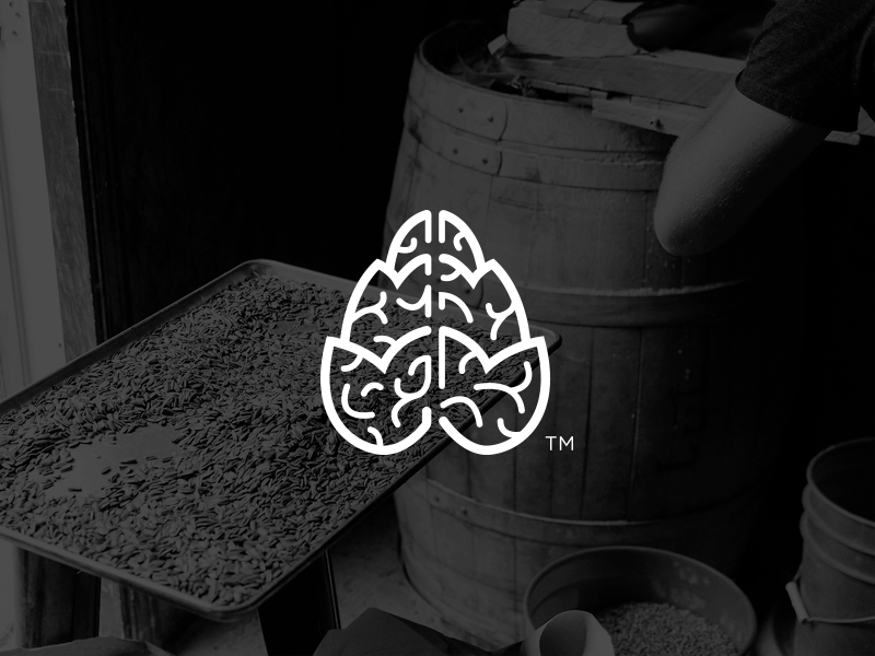 Cerebral Brewing Identity beer brain brewery brewing cerebral colorado denver hops hrmn identity logo mark