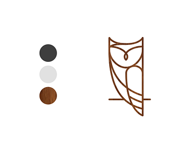 Little Owl Identity coffee identity line logo mark owl