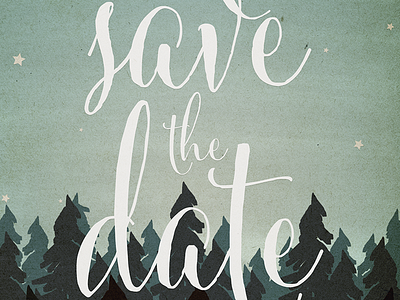 Saved that dates drawing hand drawn save the date script type typography wedding