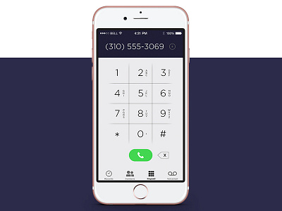 UI Design Challenge - Day 3 - Dial Pad