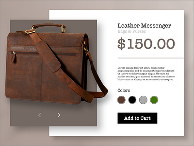 UI Design Challenge - Day 2 - Product page dailyui design ecommerce product ui