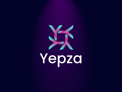 Yepza - letter Y abstract logo design abstract logo crypto design ecomerce gradient letter logo letter y lettering logo modern logo nft saas