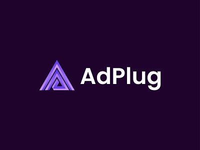 AdPlug - letter A & P modern logo