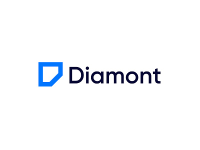 Diamont - letter D diamond logo design