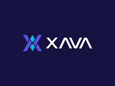 Letter X+A+V modern logo, brand design by Mahamuda Akter Lima on