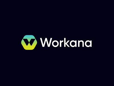 Workana - letter W modern logo concept