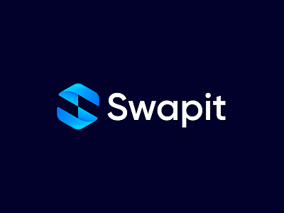 Swapit - letter S crypto tech logo, brand identity design a b c d e f g h i j k l m n abstract logo branding crypto logo crypto tech fintech letter logo letter s logo logo logo design modern logo nft logo payment saas tech transaction transfer