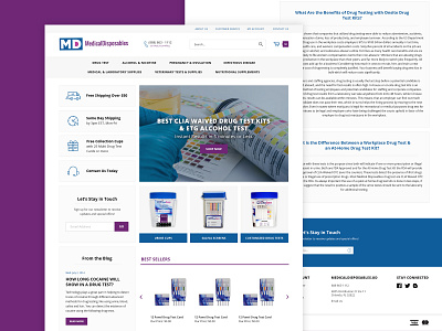 Medical Disposables web web design website website design