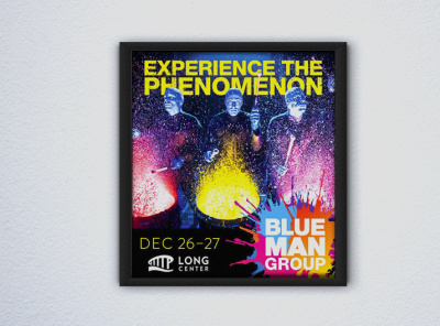 Blue Man Group ad adventure print print ad print advertising