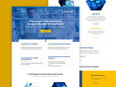BioTech Support Group landing page web web design website website design