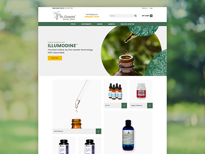 Dr. Cousen's Online Store web web design website website design