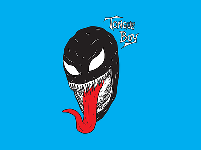 Tongue Boy Venom comic books comics illustration spiderman superhero tongue boy venom we are venom