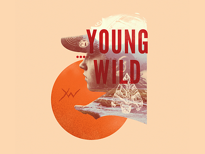 YoungWild Concept Art 01 animals arrow arrowhead bow deer horse hunting photo collage ram tv show typography young wild