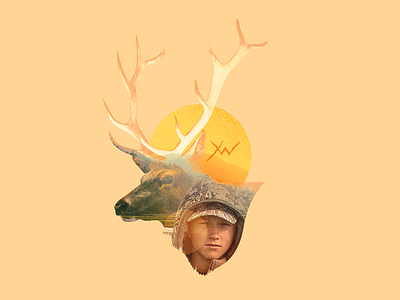 YoungWild Concept Art 02 animals arrow arrowhead bow deer horse hunting photo collage ram tv show typography young wild