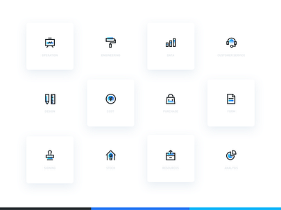 ICONS clean data design icon ui