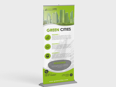 Roll-up Banner branding design graphic design logo vector