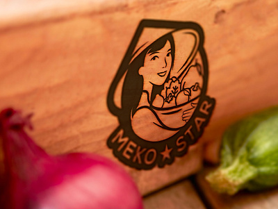Mekostar Brand brand brand identity branding fruits fruits and vegetables online graphic design logo logos star vegetables vietnam