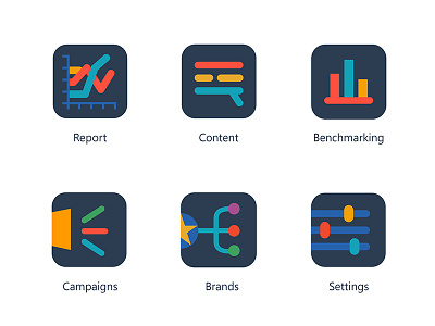 Icons for Enterprise Application app design experience exploration icons mobile new style ui ux visual