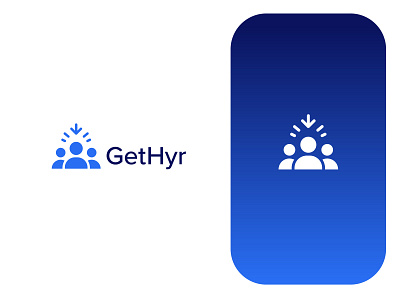 GetHyr branding design experience identity logo ui visual