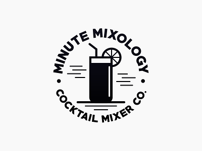 Minute Mixology - Rejected Proposal branding cocktail bar cocktails design drinks logo vector