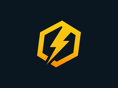 Thunderbolt - Simple logo branding design icon logo ray thunder vector