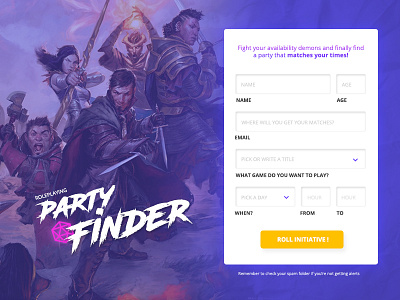 Daily UI #001 Sign-up form challenge dailyui 001 prototype roleplay signup signup form ui