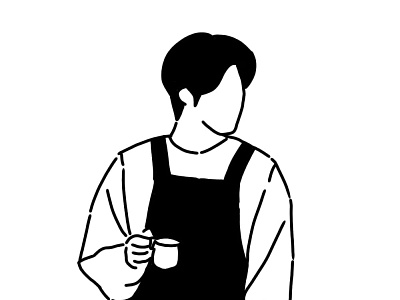 Man with apron