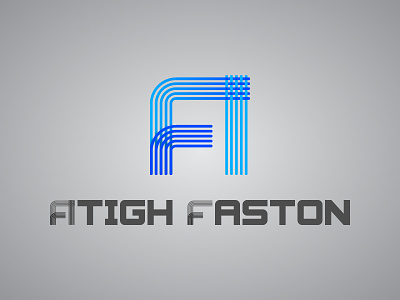 Atigh Faston branding clothing identity iran logo logotype minimal monogram monogram logo persian simple wordmark