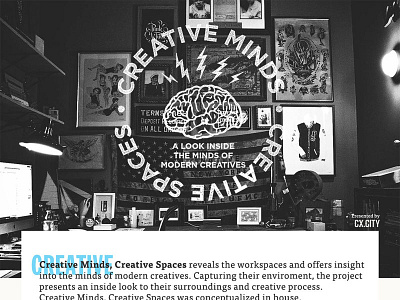 Creative Spaces Refresh digital project web