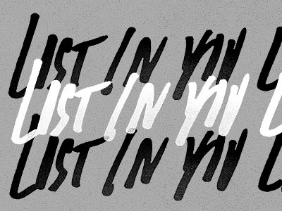 Lost In You converge text type typography