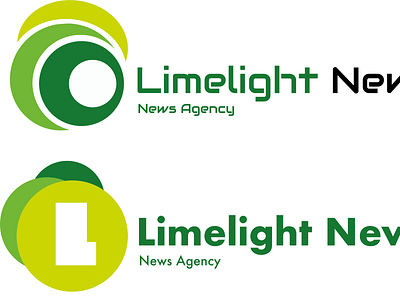 Limelight News Agency Logo design graphic design illustration logo vector