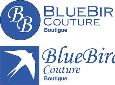 BLUEBIRD Couture design graphic design illustration logo vector