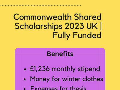 Commonwealth Shared Scholarships 2023 in the UK | Fully Funded internationalscholarships students