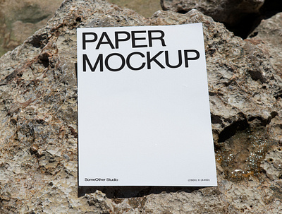 PAPER / POSTER MOCKUP 02 branding design editorial graphic design mock up mockup mockups poster