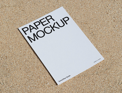 PAPER / POSTER MOCKUP 03 branding design editorial graphic design mock up mockup mockups