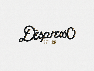 D’Espresso branding coffee design illustration logo