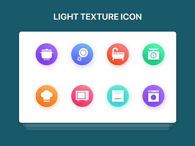 Light Texture Icon design icon illustration typography ui ux design ux web