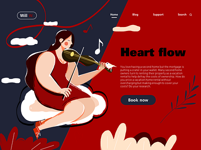 heart flow animation branding design flat icon illustration logo typography ui ux design ux website