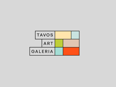 Logo Design for Art Gallery. brand identity branding design graphic design illustration logo