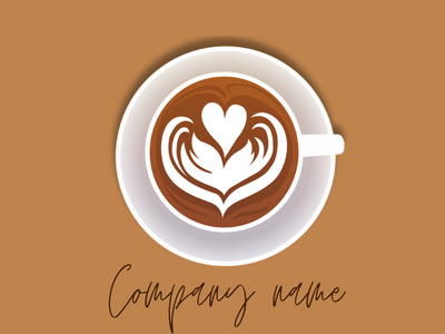 Coffee Logo (Nimmy's work) coffee logo design logo design mywork