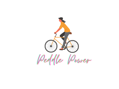 Peddle Power logo Dailylogochallenge dailylogochallenge design trending