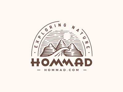 Hommad mark illustration branding brand logo