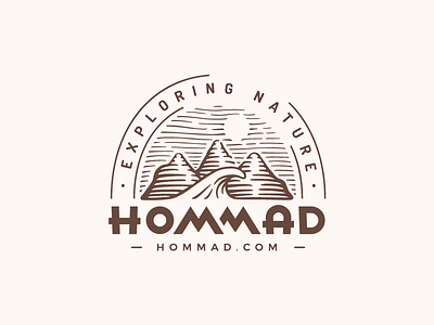 Hommad brand branding illustration logo mark