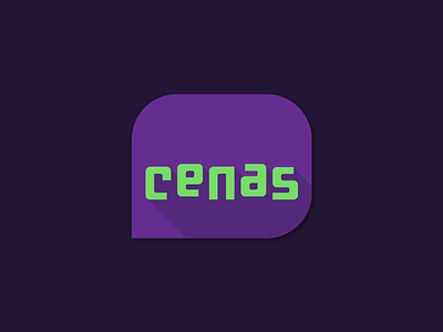 Cenas brand branding logo logotype mark type