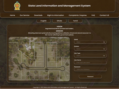 Land Information and Management System Design | Website Design |