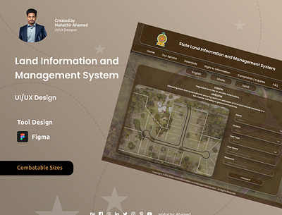 Land Information and Management System Design | Website Design | branding business logo design illustration logo logo design logo making ui ux vector