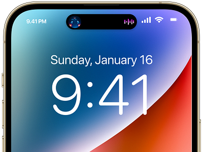 Music Widget | iPhone 14 Pro | Dynamic Island Animation | UI/UX