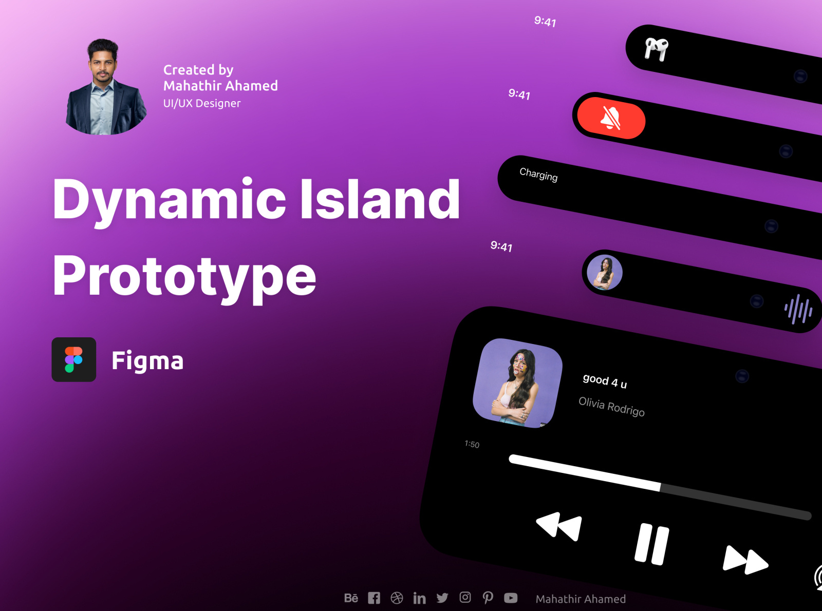 Dynamic Island iPhone 14 Pro Notification Animation by mahathir on Dribbble