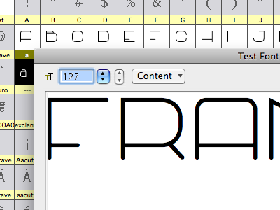 Franz Production architecture font franz typeface