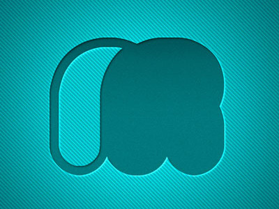 MR iPhone Wallpaper WIP blue deboss iphone logo pattern stripes texture type wallpaper